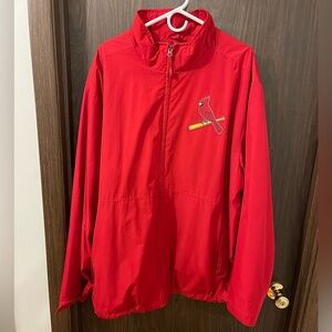 St. Louis Cardinals Authentic Majestic Performance Full Zip Jacket Men’s XXL